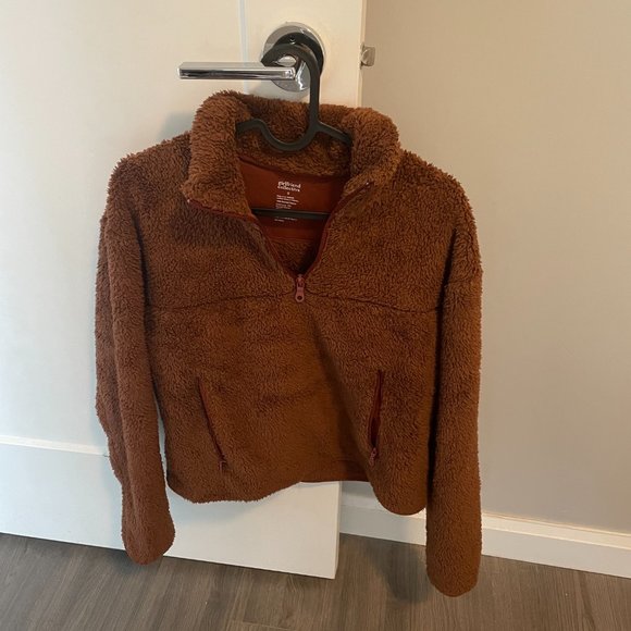 Girlfriend Collective Teddy Recycled Half-Zip Fleece - Picture 2 of 4